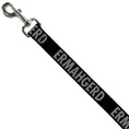 Load image into Gallery viewer, Dog Leash - ERMAHGERD! Black/Gray
