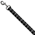 Load image into Gallery viewer, Dog Leash - Elegant Crosses Black/Grays
