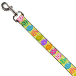 Dog Leash - Easter Eggs Decorated Eggs Yellow/Multi Color