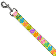Dog Leash - Easter Eggs Decorated Eggs Yellow/Multi Color