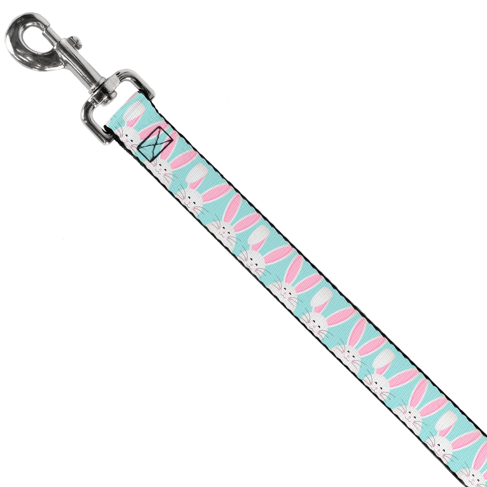 Dog Leash - Easter Bunnies Smiling Sky Blue