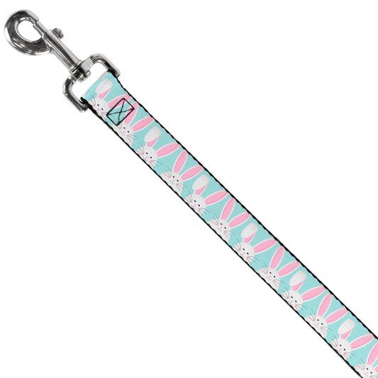 Dog Leash - Easter Bunnies Smiling Sky Blue