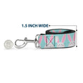 Load image into Gallery viewer, Dog Leash - Easter Bunnies Smiling Sky Blue
