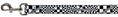 Load image into Gallery viewer, Dog Leash - Funky Checkers Black/White

