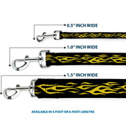 Dog Leash - Flame Yellow