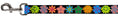 Load image into Gallery viewer, Dog Leash - Flowers Black/Multi Color
