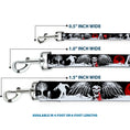 Load image into Gallery viewer, Dog Leash - Fright Night Black/White/Red
