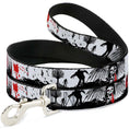 Load image into Gallery viewer, Dog Leash - Fright Night White/Black/Red
