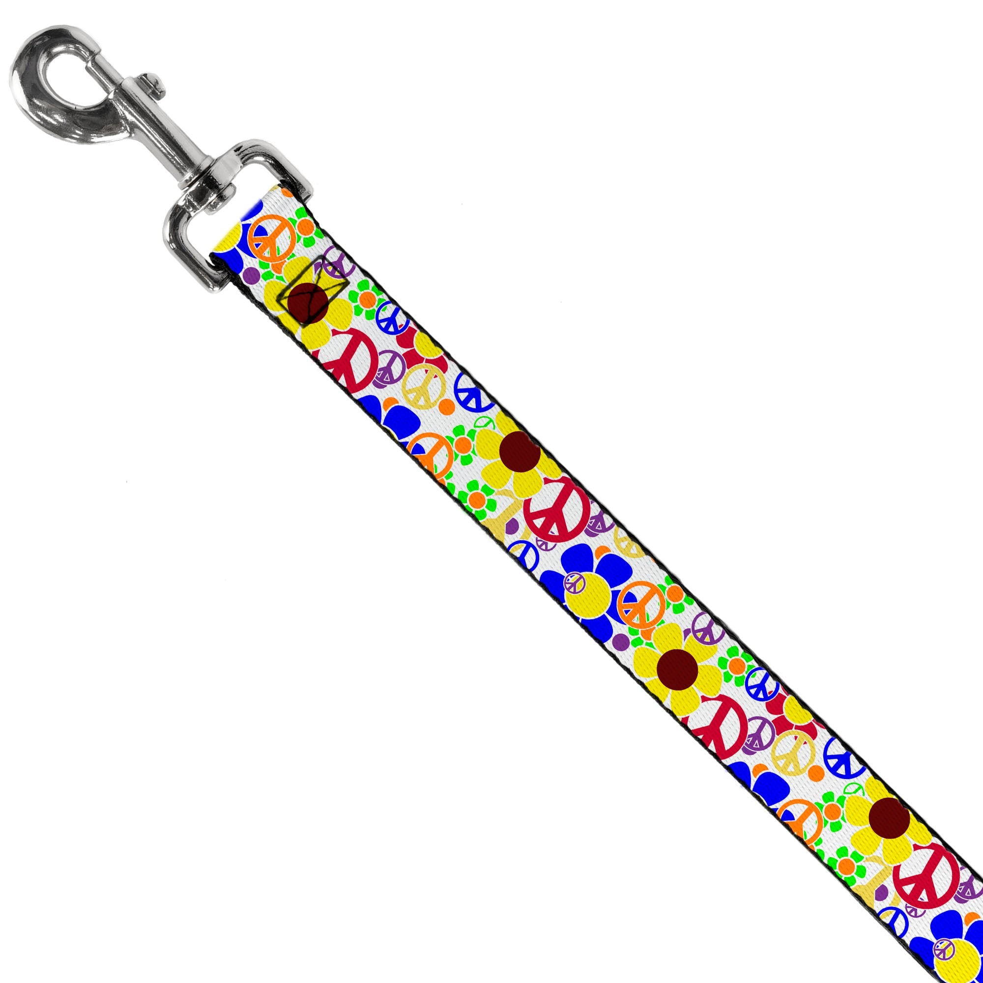 Dog Leash - Flower Peace Power