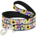 Load image into Gallery viewer, Dog Leash - Flower Peace Power

