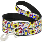 Dog Leash - Flower Peace Power