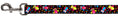 Load image into Gallery viewer, Dog Leash - Flying Owls w/Leaves Black/Multi Color
