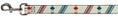 Load image into Gallery viewer, Dog Leash - Fire Hydrants/Stripes Tan/Blues/Reds
