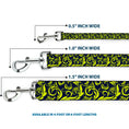 Load image into Gallery viewer, Dog Leash - Filigree Navy/Yellow
