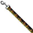 Load image into Gallery viewer, Dog Leash - Flames Black/Yellow/Orange
