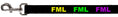 Load image into Gallery viewer, Buckle-Down Dog Leash - FML Black/Yellow/Green/Purple
