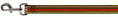 Load image into Gallery viewer, Dog Leash - Fine Stripes Black/Yellows/Orange/Red/White
