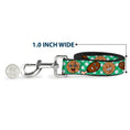 Load image into Gallery viewer, Dog Leash - Fried Chicken & Waffles Plaid White/Green
