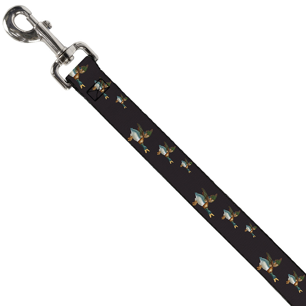 Dog Leash - Flying Mallards Burgundy