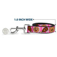 Load image into Gallery viewer, Dog Leash - Fried Chicken & Waffles Plaid Pinks
