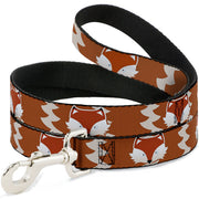 Dog Leash - Fox Face/Tail Orange/Natural
