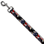 Dog Leash - Flying Eagle/American Flag