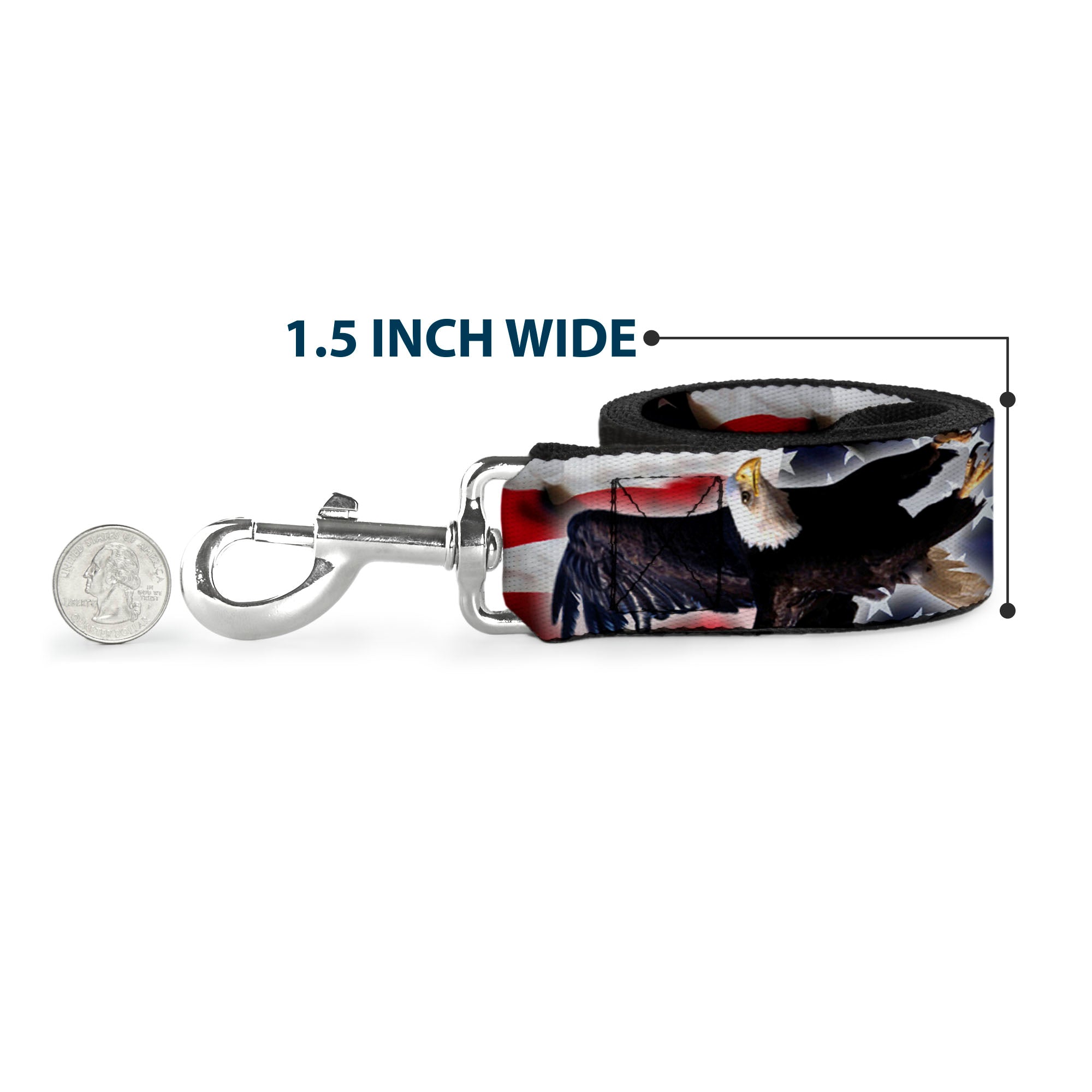 Dog Leash - Flying Eagle/American Flag