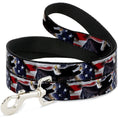 Load image into Gallery viewer, Dog Leash - Flying Eagle/American Flag
