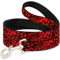 Load image into Gallery viewer, Dog Leash - Fresh Cherries Stacked
