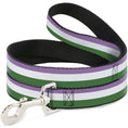 Load image into Gallery viewer, Dog Leash - Flag Genderqueer Lavender/White/Green
