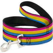Dog Leash - Flag Pansexual Pink/Yellow/Blue