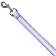 Dog Leash - Flag Transgender Baby Blue/Baby Pink/White