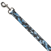 Dog Leash - Grunge Bricks Blue