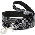 Load image into Gallery viewer, Dog Leash - Grunge Chaos Black/White

