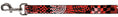 Load image into Gallery viewer, Dog Leash - Grunge Chaos Red
