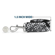 Dog Leash - Grunge Gears Black/White