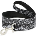 Load image into Gallery viewer, Dog Leash - Grunge Gears Black/White

