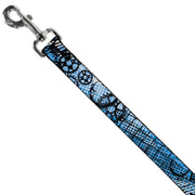 Dog Leash - Grunge Gears Blue