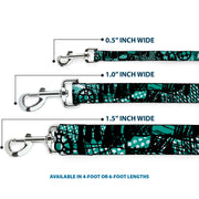 Dog Leash - Grunge Gears Green