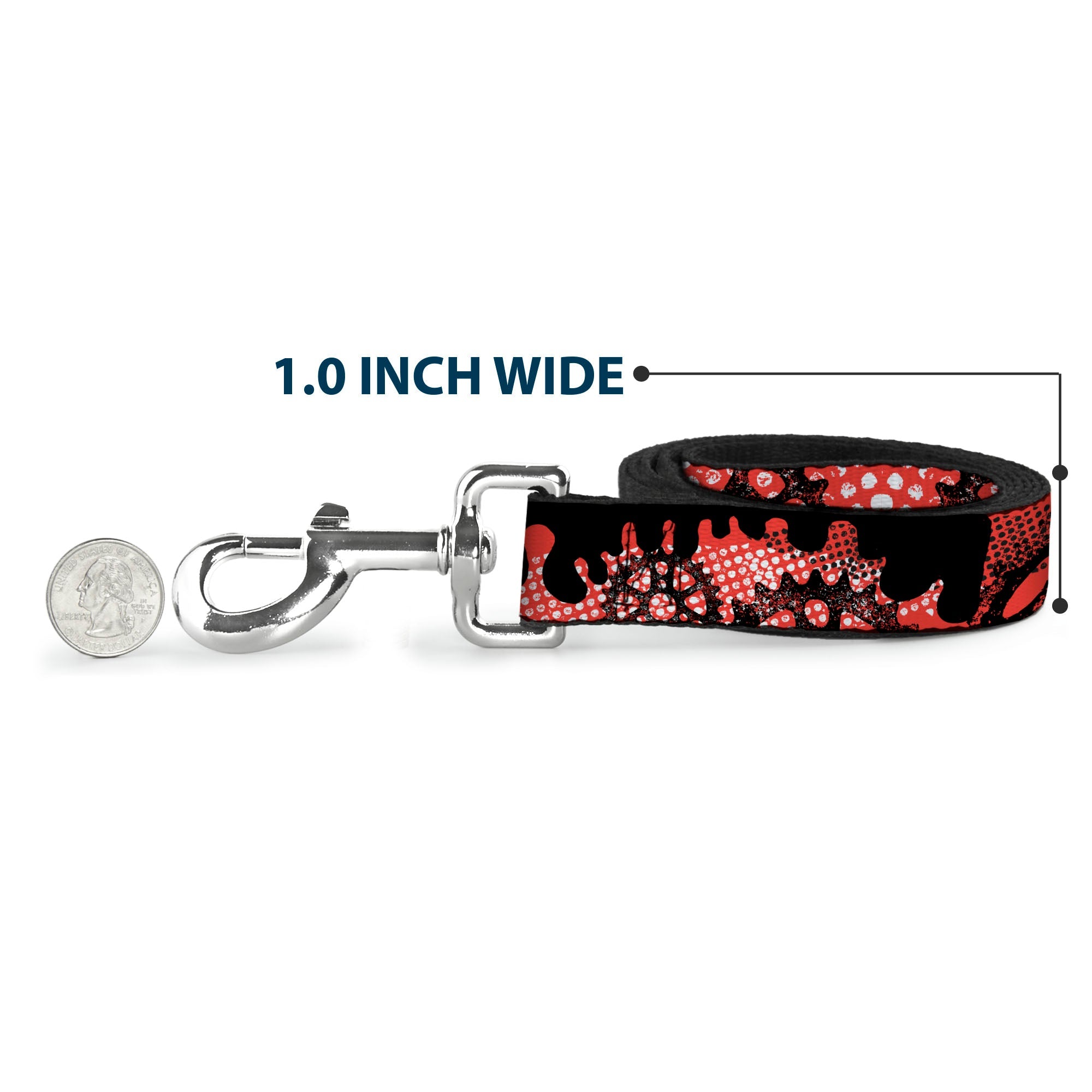 Dog Leash - Grunge Gears Orange