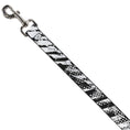 Load image into Gallery viewer, Dog Leash - Grunge Tread Black/White
