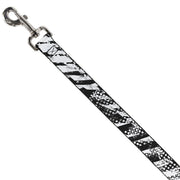 Dog Leash - Grunge Tread Black/White