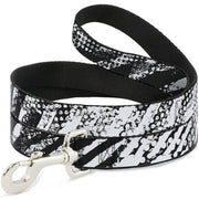 Dog Leash - Grunge Tread Black/White