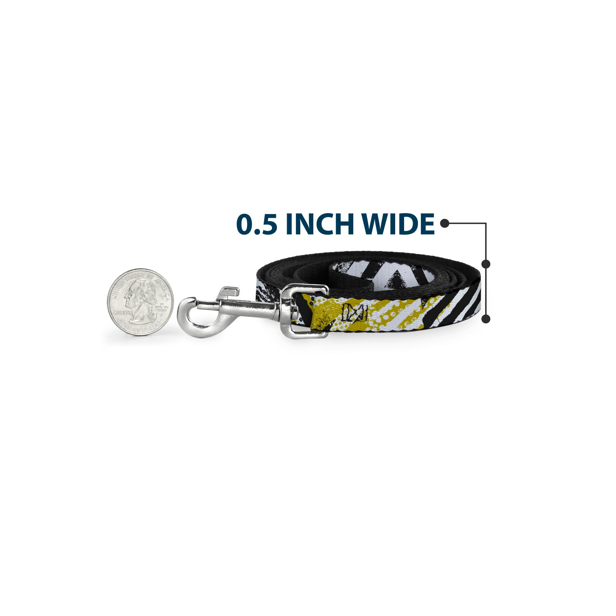 Dog Leash - Grunge Tread Yellow