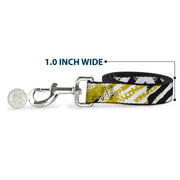 Dog Leash - Grunge Tread Yellow