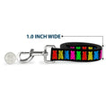 Load image into Gallery viewer, Dog Leash - Gummy Bears Black/Multi Color
