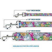 Dog Leash - Gems Stacked Multi Color