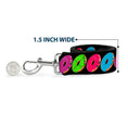 Load image into Gallery viewer, Dog Leash - Glaze Donut Expressions Black
