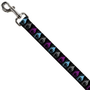 Buckle-Down Dog Leash - Grenades Black/Gray/Purple/Baby Blue