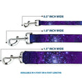Load image into Gallery viewer, Dog Leash - Galaxy Blues/Purples
